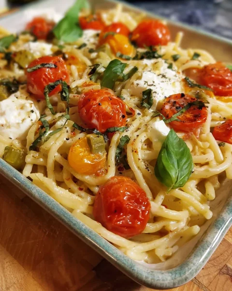 Burrata Pasta mit Ofentomaten: Schnell & Einfach