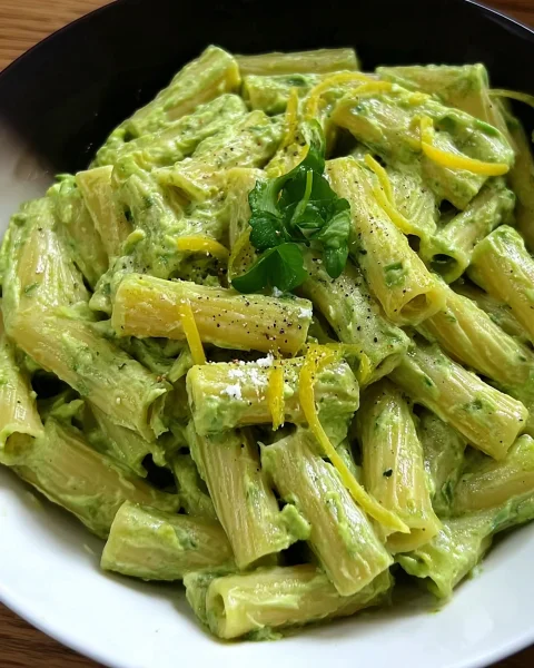 Cremige Avocado Frischkäse Pasta: Schnell & Einfach Rezept