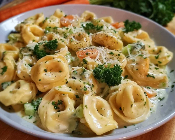 Cremige Käse Sahne Tortellini: Einfach & Lecker