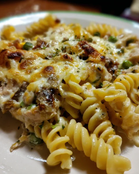 Cremiger Thunfisch-Nudelauflauf: Würzig & einfach