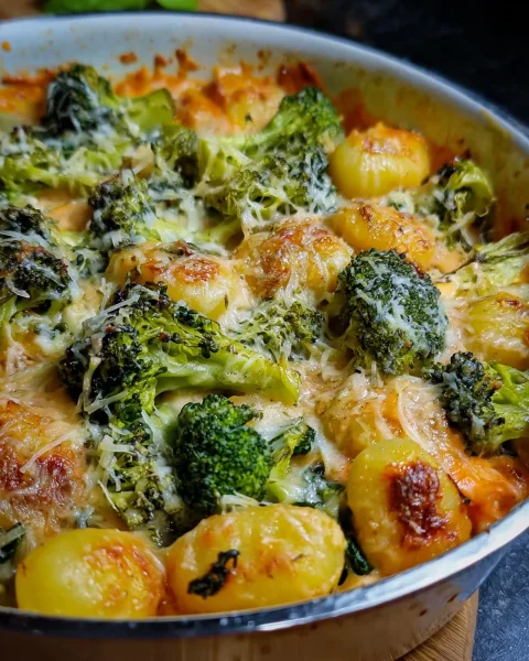 Gnocchi Auflauf mit Brokkoli: Einfaches Ofengericht
