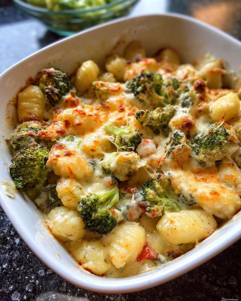 Gnocchi-Brokkoli-Auflauf: Vegetarisch & einfach zubereitet