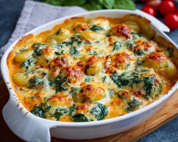 Gnocchi Spinat Auflauf: Schnell & einfach für Familien