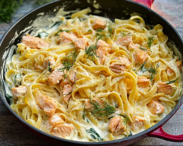 Lachs Frischkäse Pasta: Schnelles One Pot Rezept