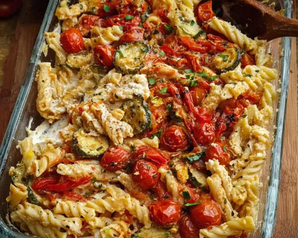 Mediterrane Feta Pasta aus dem Ofen Einfach & Lecker