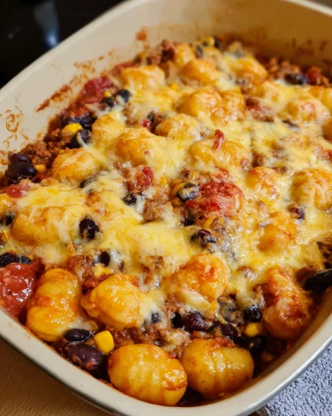 Mexikanischer Gnocchi Auflauf: Schnell & einfach zubereitet