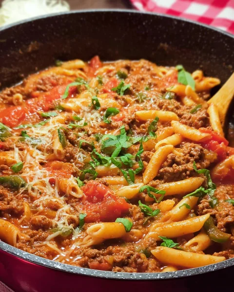 One Pot Pasta Bolognese Art: Schnell & Einfach zubereitet