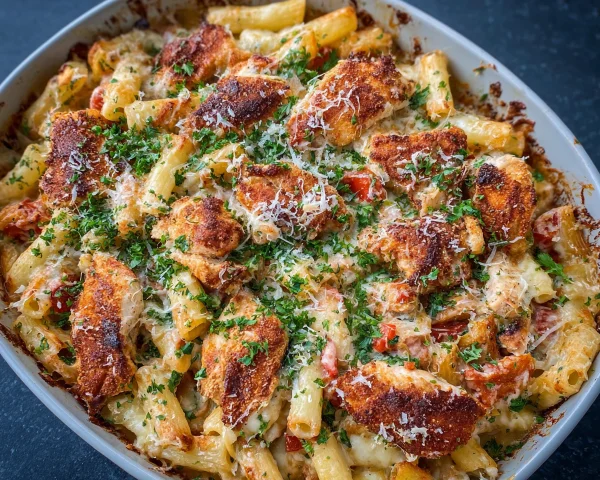 Parmesan Hähnchen Auflauf: Einfach & Lecker