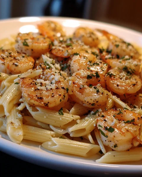 Pasta mit Garnelen & Knoblauch: Einfaches Rezept