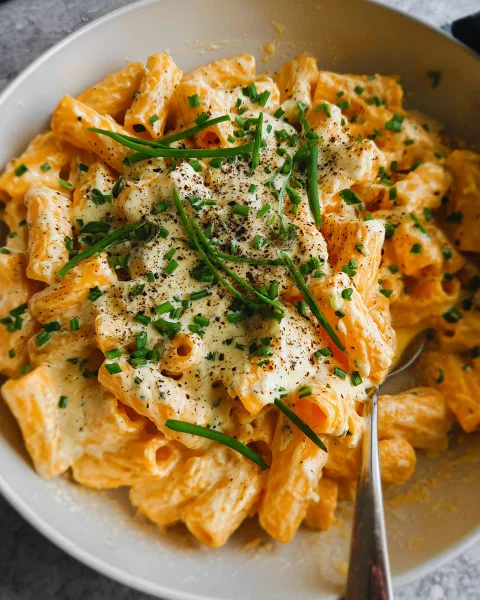 Protein Nudeln mit Hüttenkäse: Schnell & Vegetarisch