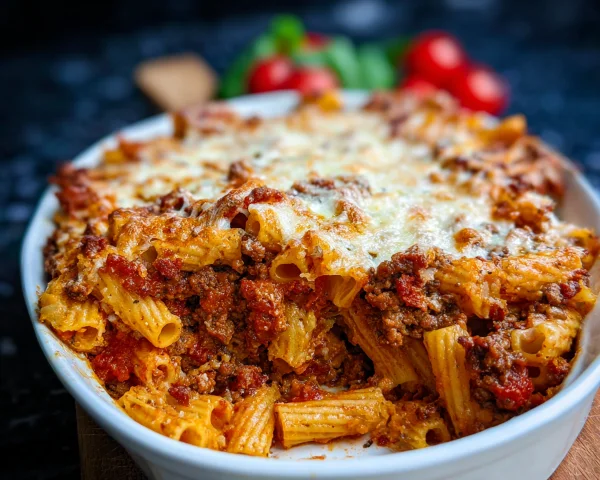Rigatoni al forno: Klassischer italienischer Nudelauflauf