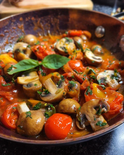 Toskanische Champignonpfanne: Schnell, einfach & lecker