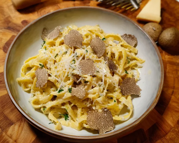 Trüffel Pasta: Schnelles & einfaches italienisches Rezept