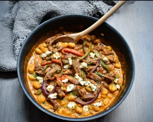 Lamm-Gyros-Gnocchi-Topf